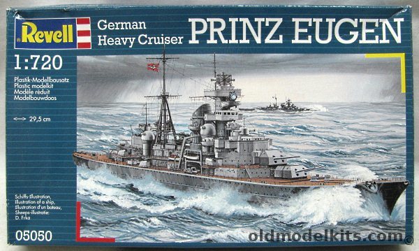 Revell 1/720 Prinz Eugen Heavy Cruiser, 05050 plastic model kit